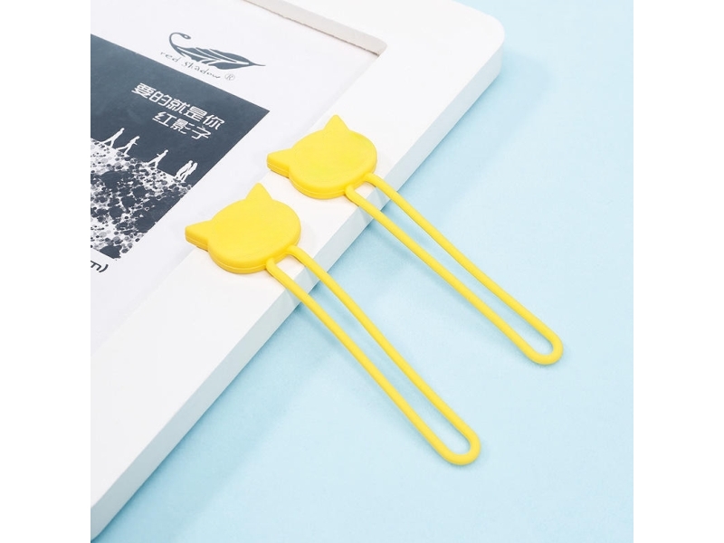 Silicone kabelopruller - gul