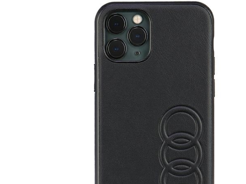 Audi kunstlæder iPhone 11 Pro 5,8 sort/sort hardcase AU-TPUPPCIP11-TT/D1-BK