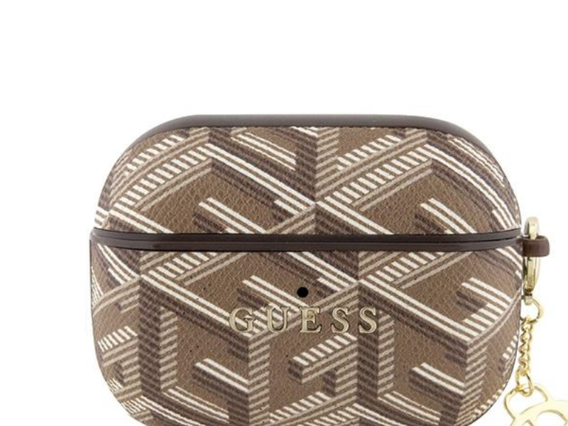 Guess Guappgce4cw Case Für Airpods Pro - Braun Gcube Charm