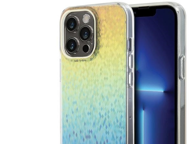 Guess Iml Facetteret Spejl Disco Farverig Iphone 15 Pro Max Cover - Multifarvet