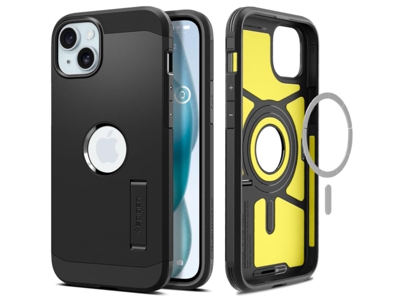 Spigen ACS06811, Cover, Apple, iPhone 15, 15,5 cm (6.1), Sort