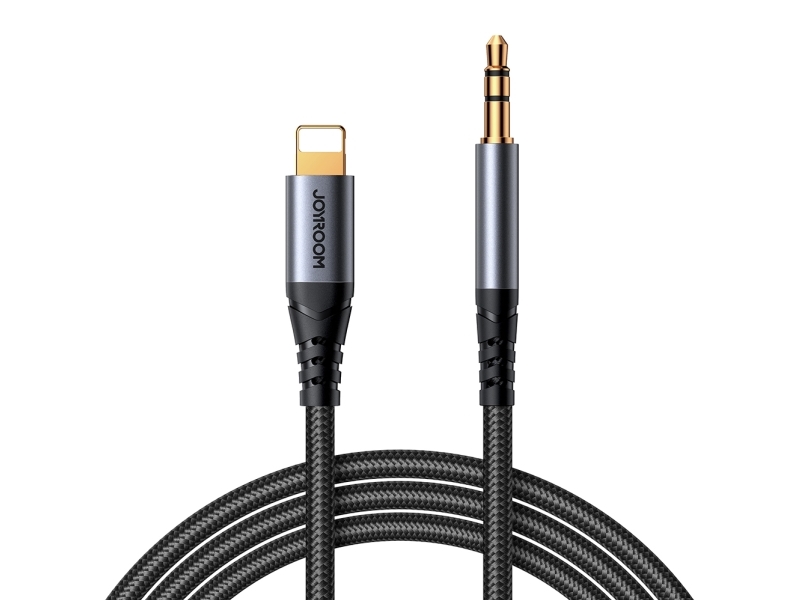 Joyroom Audio Transfer Series Sy-A06 Mini-Jack 3,5 Mm / Lightning-Kabel 1,2 M - Sort