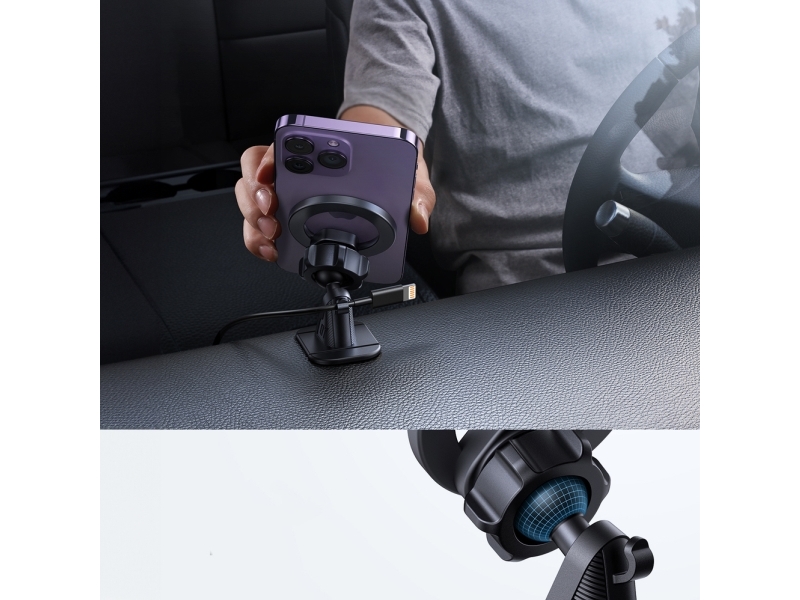 Joyroom magnetic car holder for cockpit/dashboard black (JR-ZS376