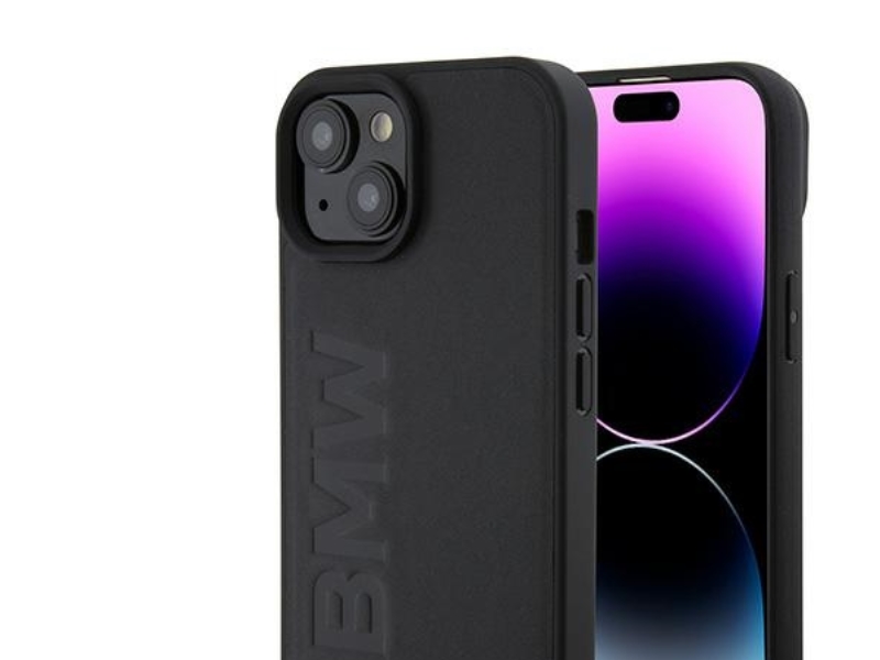 Bmw Bmhmp15ssllbk Iphone 15 6.1&Quot Sort/Sort Magsafe Hårdt Cover Signature Logo Imprint