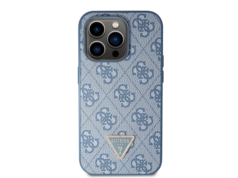 Guess Guhcp15lp4tdscpb Iphone 15 Pro 6,1&Quot Blå/Blå Hardcase Crossbody 4G Metal Logo