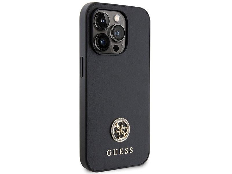 Guess Guhcp15lps4dgpk Hardcase Til Iphone 15 Pro 6,1" - Sort/Sort