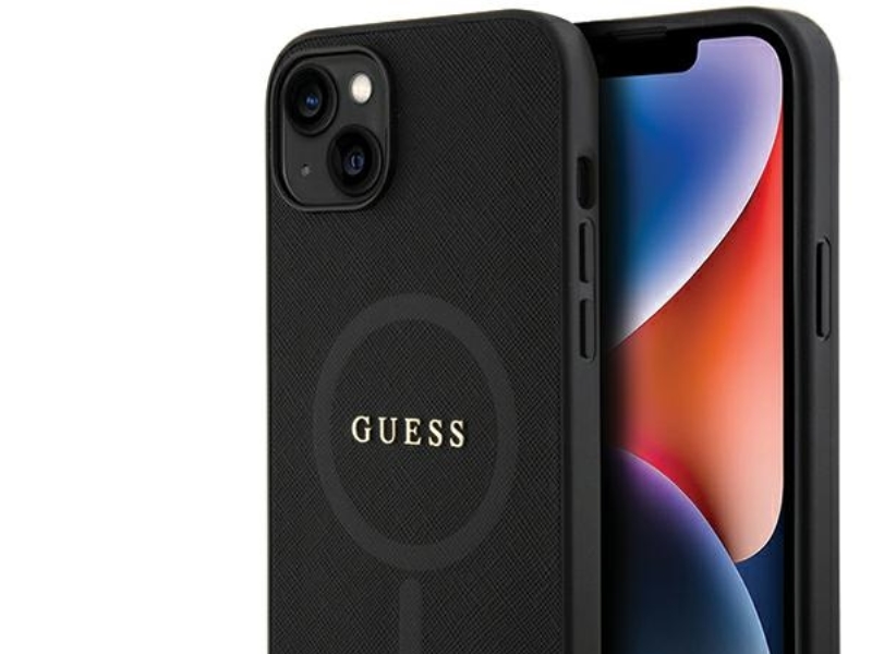 Guess Guhmp15mpsahmck Iphone 15 Plus 6,7" Sort/Sort Hardcase Saffiano Magsafe