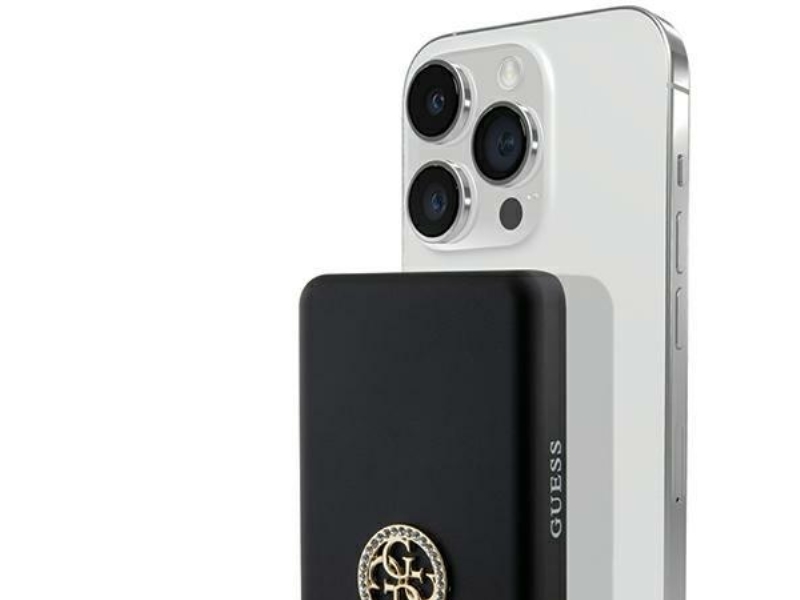 Guess Magsafe 4G Induktions Powerbank 15W 5000Mah - Sort