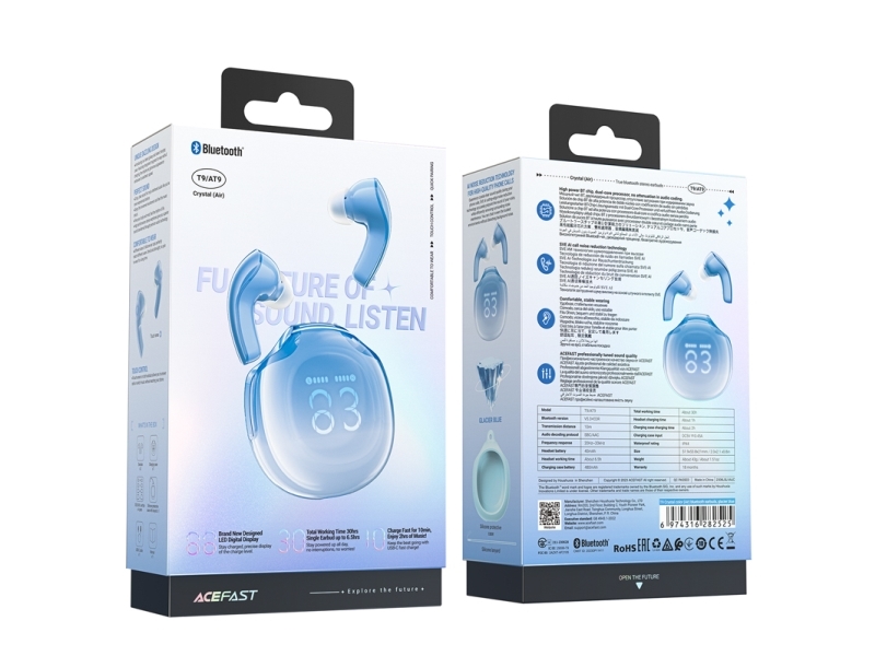 Acefast T9 Bluetooth 5.3 Kabellose In-Ear-Kopfhörer - Blau
