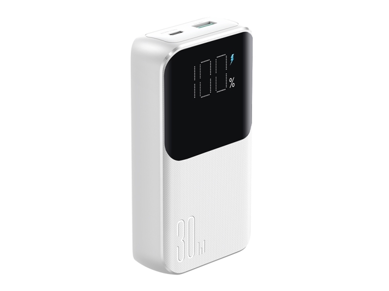 Mini Powerbank Mit Eingebauten Kabeln Joyroom Jr-Pbc06 30W 10000Mah - Weiß