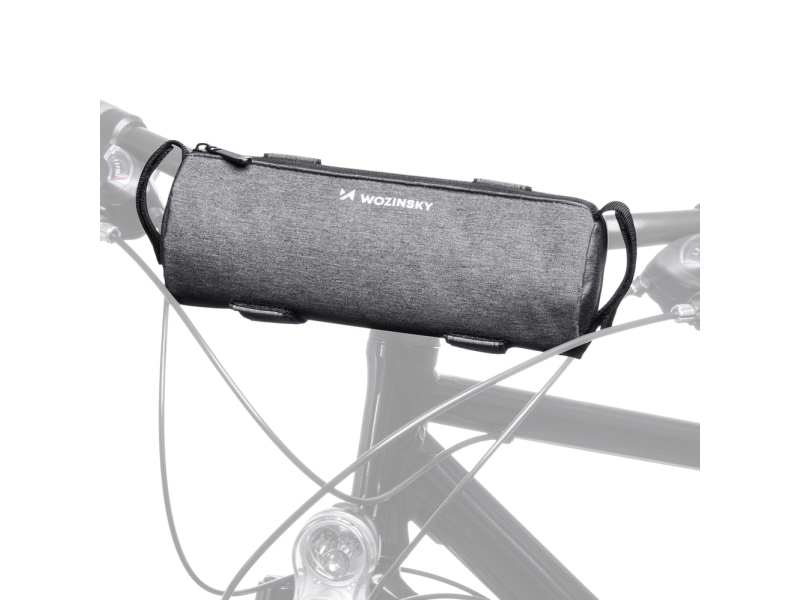 Wozinsky WBB37GRB cykeltaske med 0,7 liter varmeisolering - grå