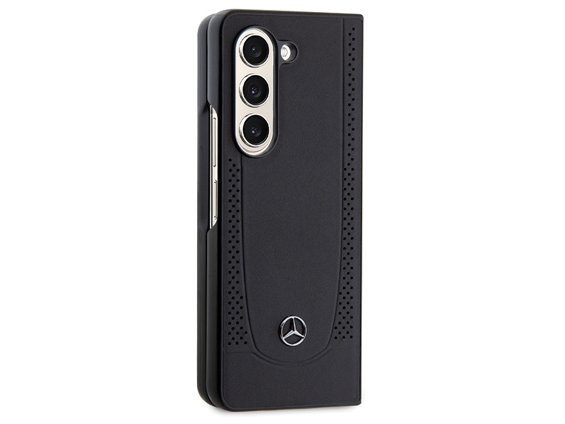 Mercedes Læder Urban Cover Til Samsung Galaxy Z Fold 5 - Sort