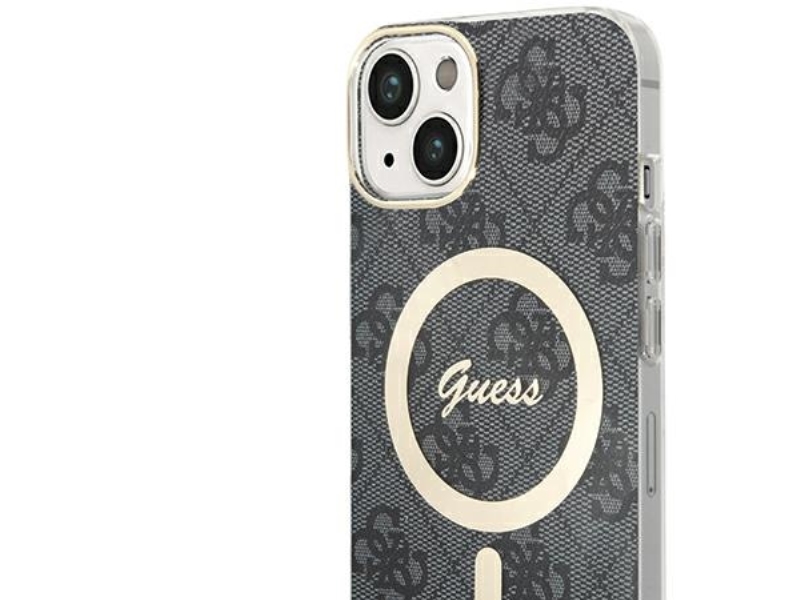 Guess Iml 4G Magsafe-Etui Til Iphone 15 - Sort