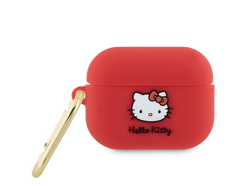 Hello Kitty HKAP23DKHSF Airpods Pro 2 (2022/2023) cover fuchsia/fuschia Silicone 3D Kitty Head