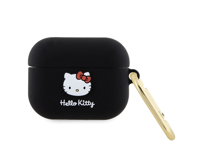 Sourcing Hello Kitty HKAP3DKHSK skydd till AirPods Pro svart/svart silikon 3D kattungehuvud | TV, Ljud & Bild - Bärbart ljud & Bild - MP3 spelare | GameStuff