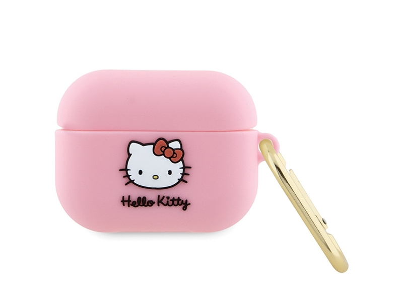 Sourcing Hello Kitty HKAP3DKHSP skydd till AirPods Pro - rosa/rosa silikon 3D Kitty Head | TV, Ljud & Bild - Bärbart ljud & Bild - MP3 spelare | GameStuff
