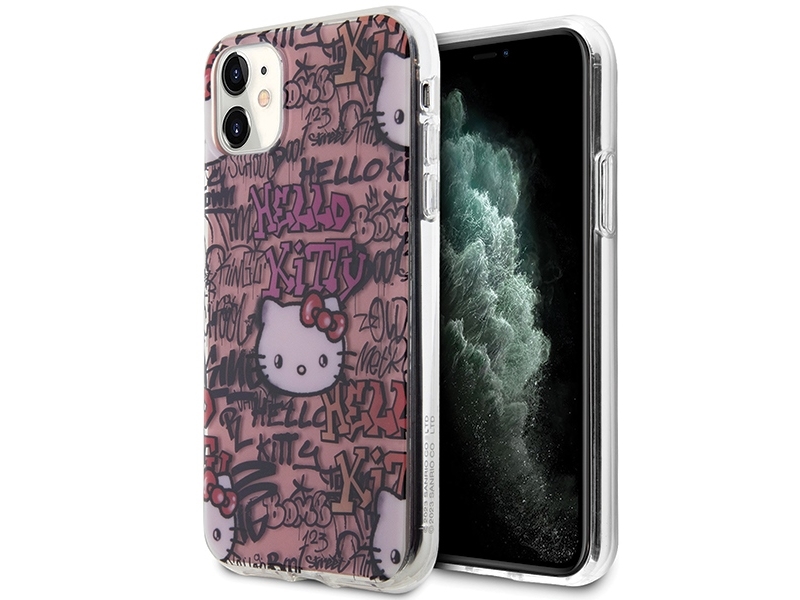 Sourcing Hello Kitty Hkhcn61hdgptp Iphone 11 / Xr 6,1" Pink/Pink Hardcase Iml Tags Graffiti