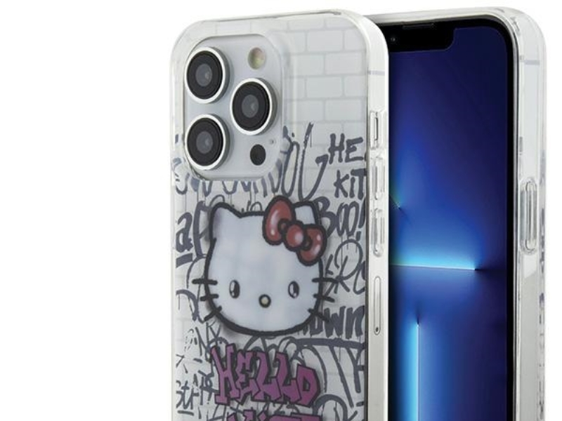 Sourcing Hello Kitty Hkhcp15lhdgpht Iphone 15 Pro 6,1" Weiß/Weiß Hardcase Iml Kitty On Bricks Graffiti
