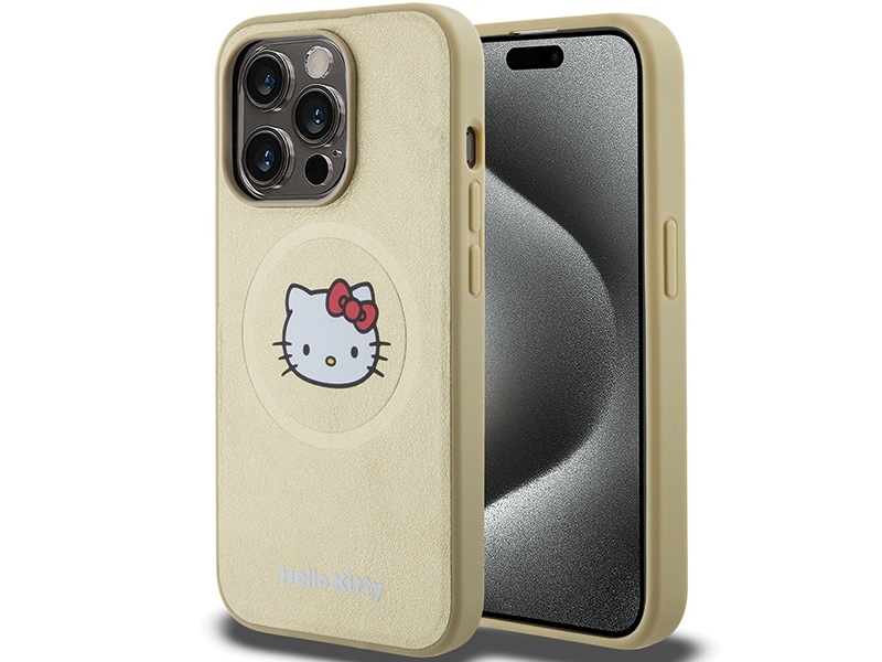 Hello Kitty Læderhardcase Til Iphone 13 Pro Max 6,7" Magsafe Hkhmp13xpghckd