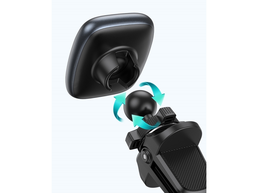 Wozinsky WUMTK holder for magnetic phone for car air vent grille - black