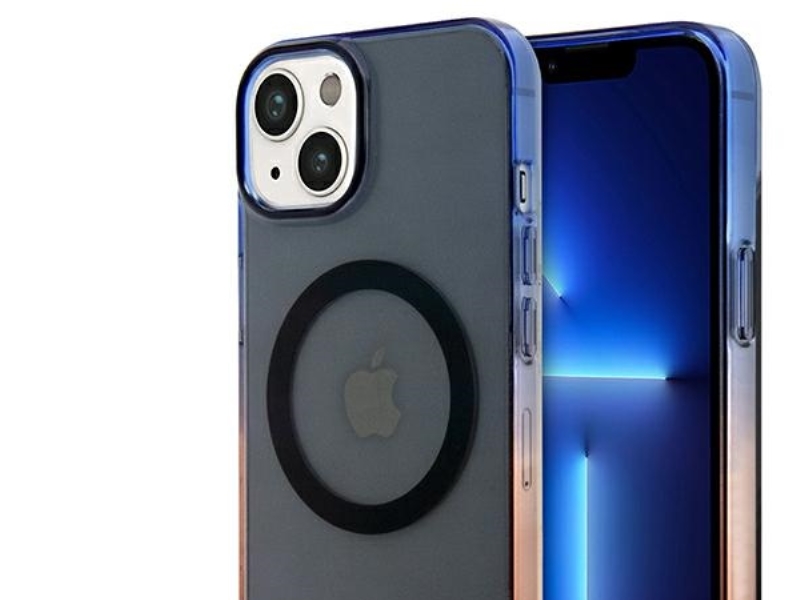 Bmw Gradient Bumper Magsafe Case Für Iphone 15 Plus / 14 Plus - Grau