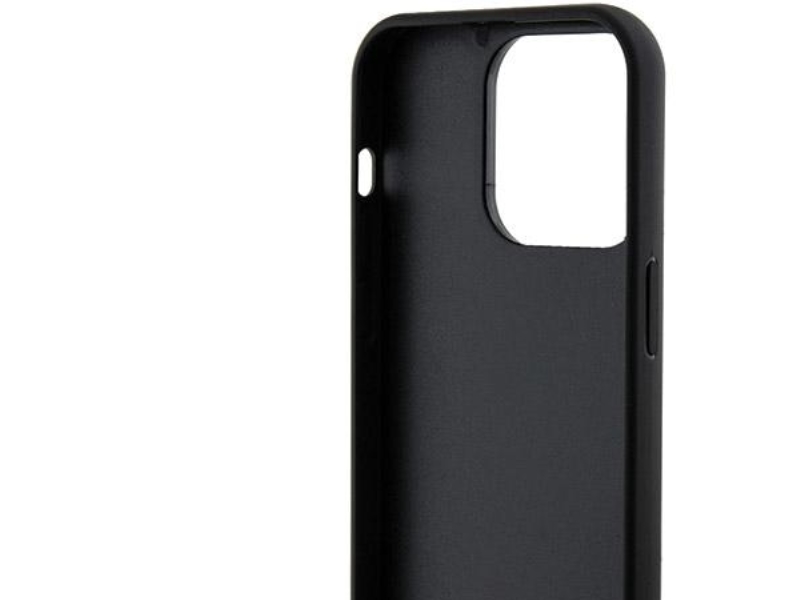 Guess Paillet Script Metal Cover Til Iphone 13 Pro / 13 - Sort