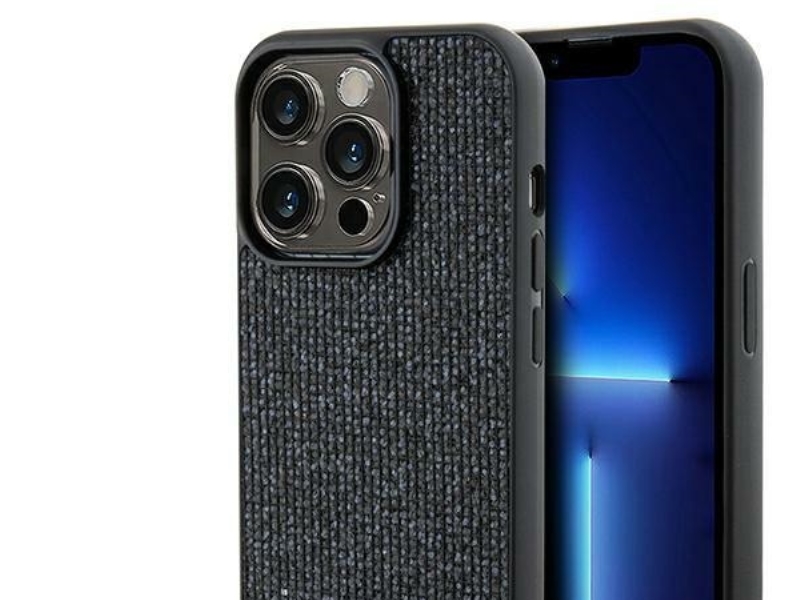 Guess Disco Metal Script Cover Til Iphone 14 Pro Max - Sort
