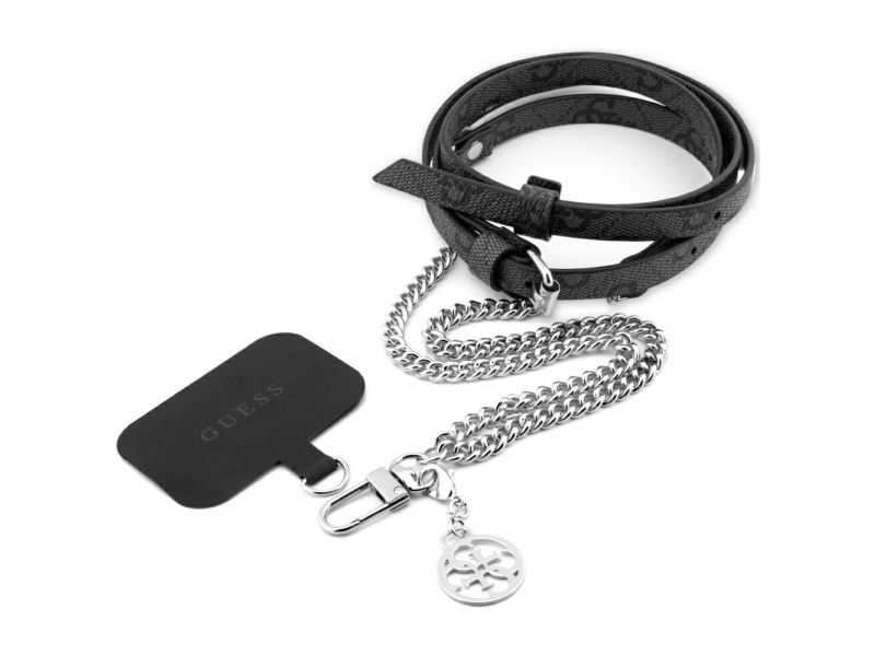 Guess Guouc4mg4ek Universal Cbdy Armband Schwarz/Schwarz 4G Kette