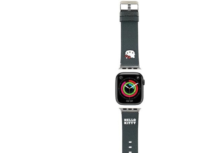 Hello Kitty Kitty Head Rem Til Apple Watch 38/40/41Mm - Sort