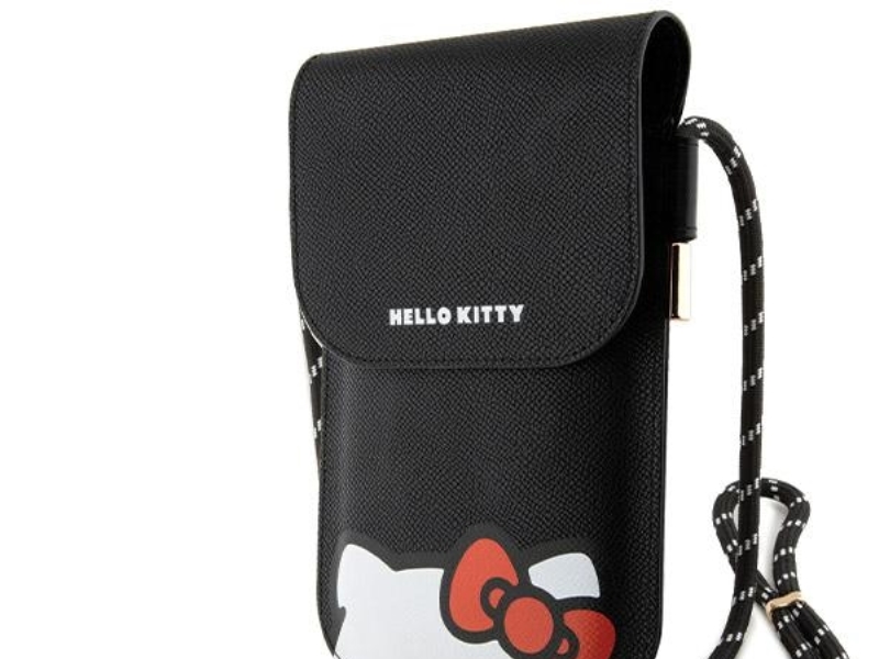 Hello Kitty-handväska HKOWBPSCKEK – svart/svart läder – Hiding Kitty Cord | Baby & barn - Textil och kläder - Väskor | GameStuff