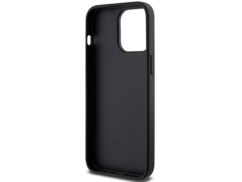 Karl Lagerfeld Gripstand Saffiano Choupette Pins Case Für Iphone 13 Pro / 13 - Schwarz
