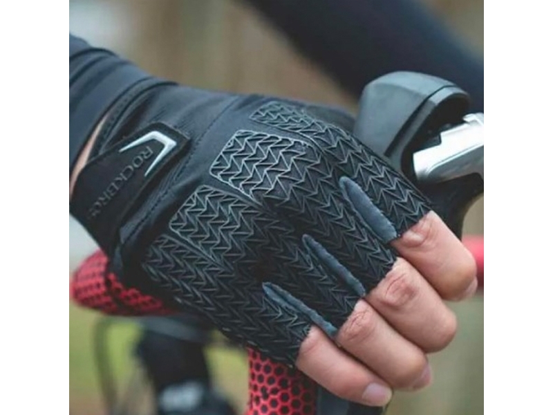 RockBros Rekawiczki rowerowe Rockbros S169BGR M z wkladkami zelowymi