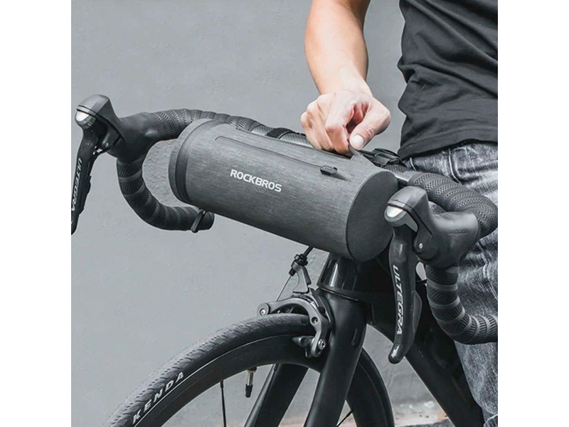 Rockbros Wasserfeste Lenkertasche Am Lenker, Schwarz