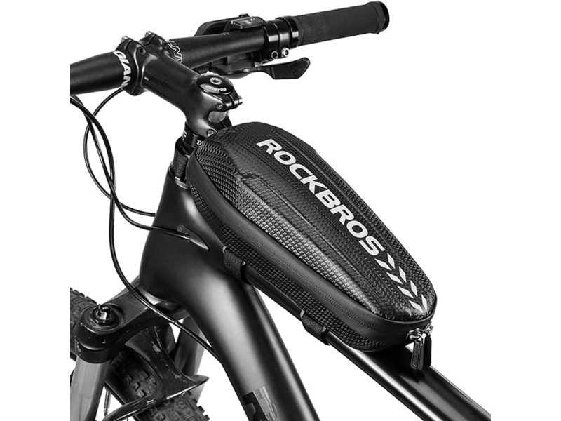 RockBros hård cykelväska vattentät monterad på ramen 1,1L svart ROCKBROS | Cykling - Cykelutrustning - Väskor och korgar | GameStuff