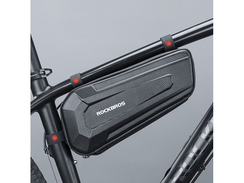 RockBros vandtæt cykeltaske monteret under stel 1,5L sort ROCKBROS