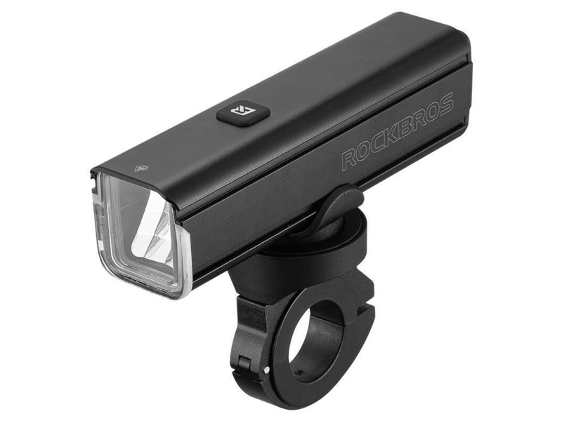 Rockbros 24610002001 Forlygte Til Cykel 1000 Lm + Usb-C - Usb-A Kabel - Sort