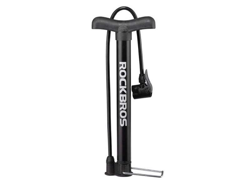 Golvpump cykel 120 psi / 8 bar - ändstycken för slangar/luftmadrasser svart | Cykling - Cykelutrustning - Cykelpumpar | GameStuff