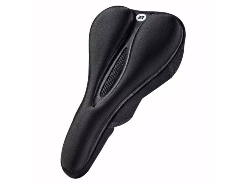 RockBros Gel cykelsadelpude med memory foam størrelse L - sort