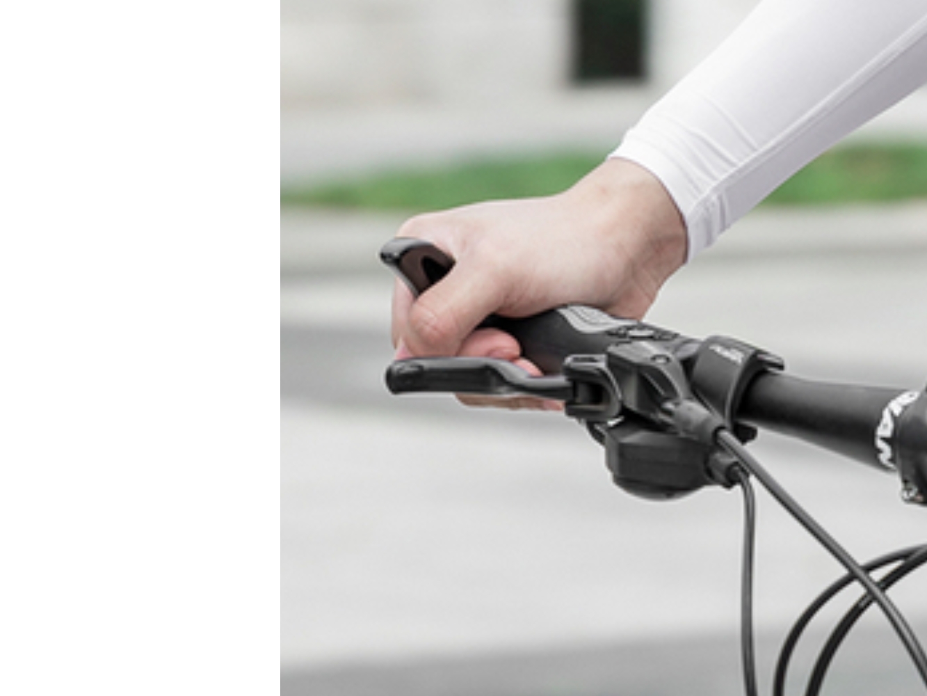 Rockbros BT1007W Bicycle Holder Set with Horns - White