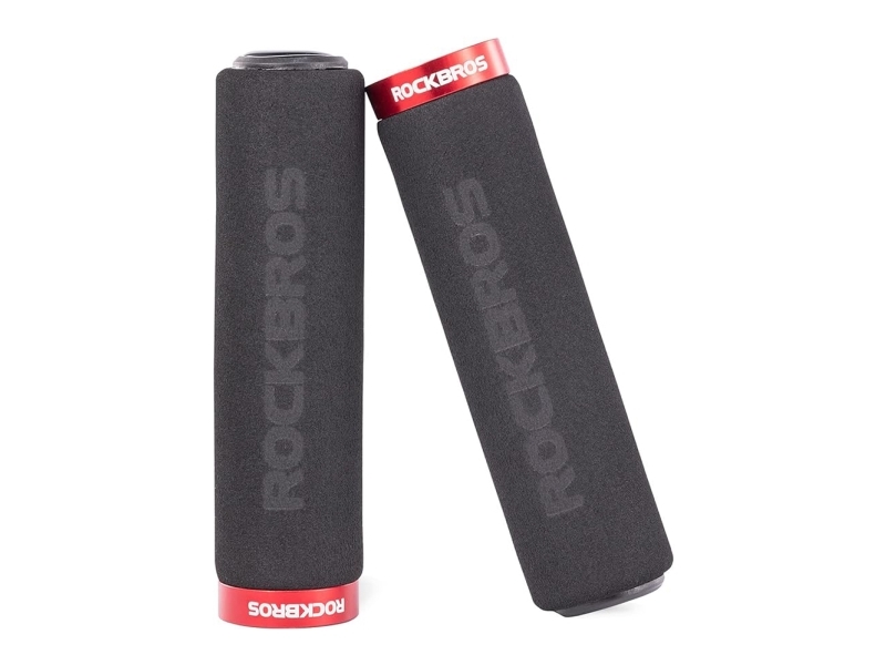 Rockbros Lenkergriffe Mit Schaumstoff - Schwarz/Rot