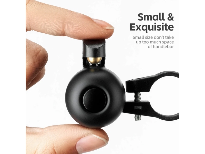 Rockbros 34210007002 bicycle bell for the right side of the handlebar - black