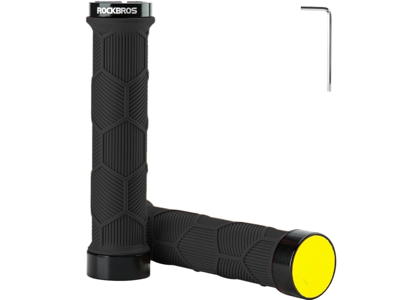 Rockbros Greb/Grips Til Cykel Tpr Med Reflekser - Sorte Rockbros