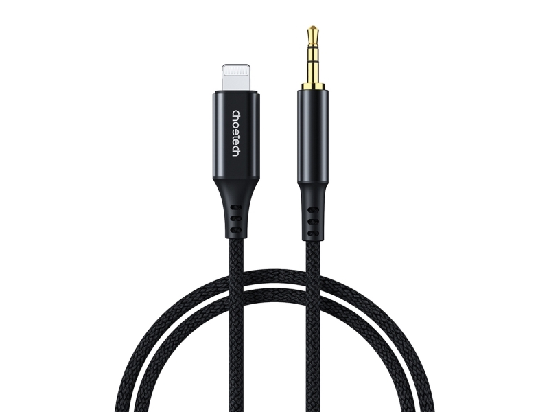 Choetech Kabel Aux009 Lightning / Mini-Klinke 3,5 Mm, 2 M, Schwarz