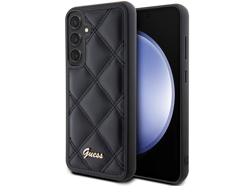 Guess Guhcs23fepsqsqsk S23 Fe S711 Sort/Sort Hardcase Med Quiltet Metallogo