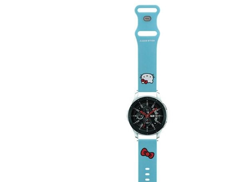 Hello Kitty Silikon Kitty Kopfriemen Universell 22 Mm - Blau