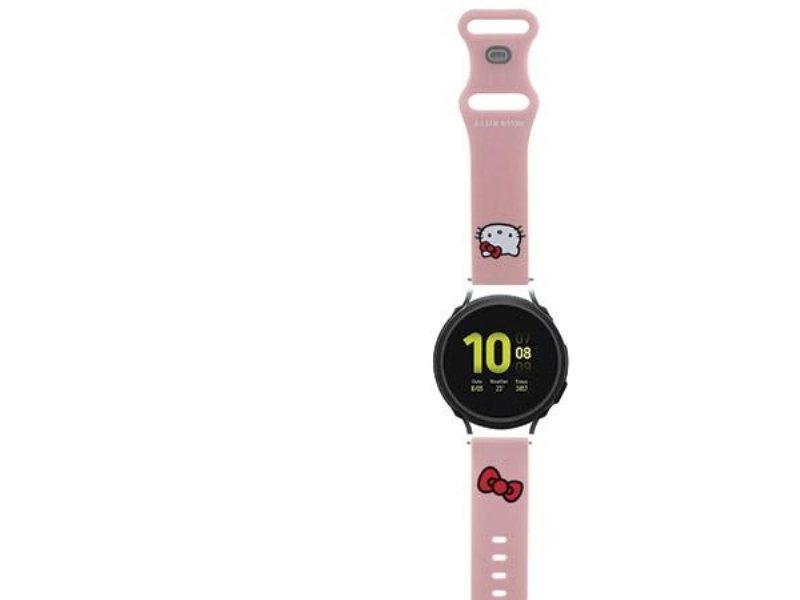 Universal Apyrankė (20 Mm) Hello Kitty Silikon Kitty Head (Hkuwmschblp) Rožinės Spalvos