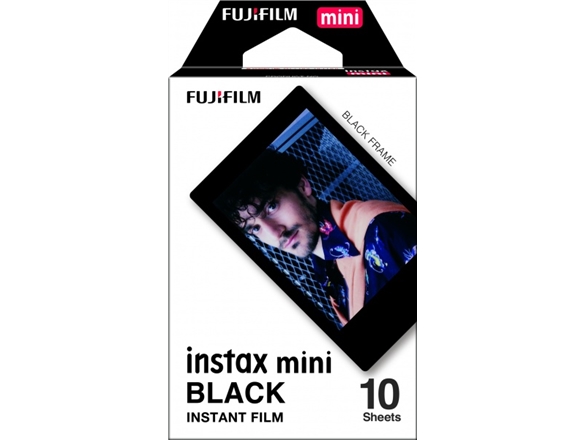 Fujifilm Instax Mini Black Frame (10 Stk.) Instantfilm 54 X 86 Mm