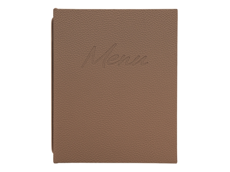 Securit A5 Signature Menuomslag M/2 Lommer, Brun