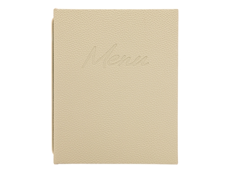 Securit A5 Signature Menuomslag M/2 Lommer, Sand