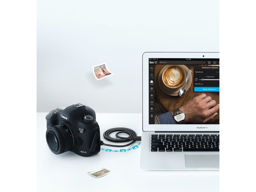 Kabel USB Ugreen Kabel UGREEN Mini USB Kabel do transmisji danych USB 2.0 Kabel do ladowania mini USB USB A do Mini USB B obslugiwany przez GoPro Hero